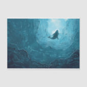 Meereswal Seidenpapier (Vorderseite)