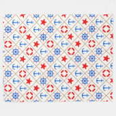 Meereswanderung. Fleecedecke (Vorderseite (Horizontal))