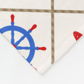 Meereswanderung. Fleecedecke (Ecke)