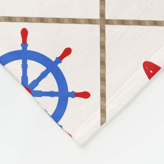 Meereswanderung. Fleecedecke (Ecke)