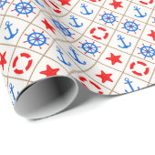 Meereswanderung Geschenkpapier (Rolleneckpunkt)