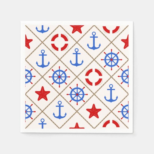 Meereswanderung. Serviette (Vorderseite)