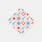 Meereswanderung. Serviette (Ecke)