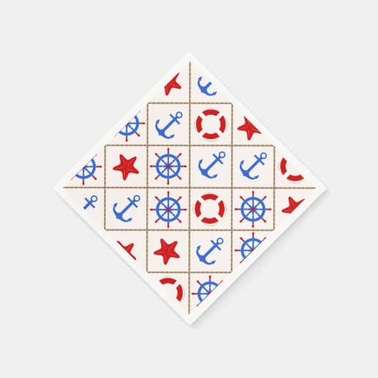 Meereswanderung. Serviette (Ecke)