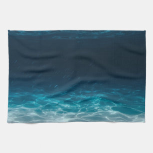Meereswasser unter dem Meer Geschirrtuch