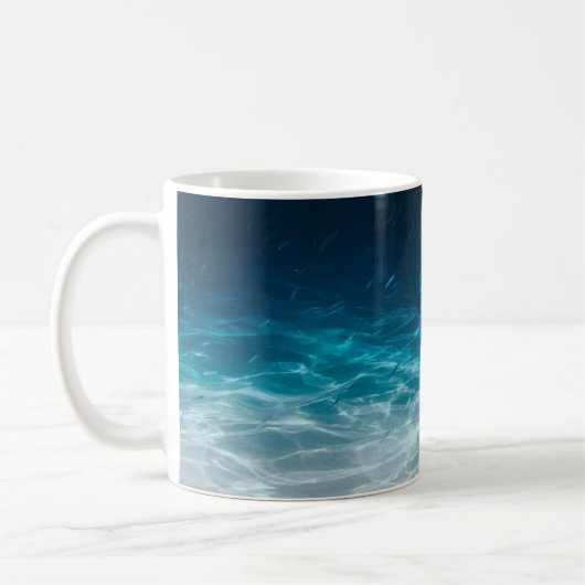 Meereswasser unter dem Meer Kaffeetasse (Links)