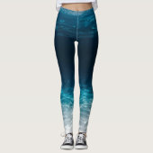 Meereswasser unter dem Meer Leggings (Vorderseite)