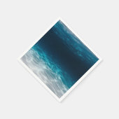 Meereswasser unter dem Meer Serviette (Ecke)