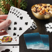 Meereswasser unter dem Meer Spielkarten (In Situ)