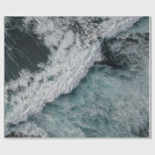 Meereswelle Geschenkpapier (Flach)