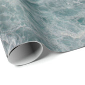 Meereswelle Geschenkpapier (Rolleneckpunkt)