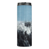 Meereswelle: handbemaltes Design Thermosbecher (Rückseite)
