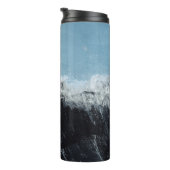 Meereswelle: handbemaltes Design Thermosbecher (Nach rechts gedreht)