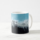 Meereswelle. Handgemalte Abbildung Kaffeetasse (VorderseiteRechts)