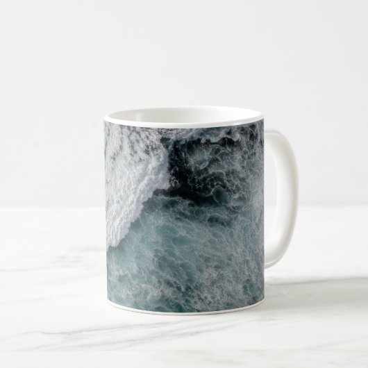 Meereswelle Kaffeetasse (VorderseiteRechts)