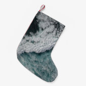 Meereswelle Kleiner Weihnachtsstrumpf (Vorderansicht (hängend))