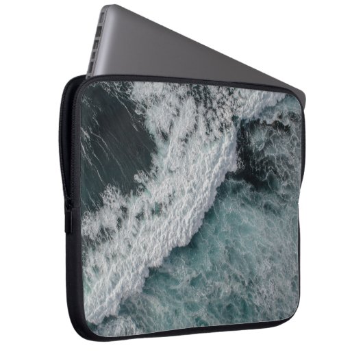 Meereswelle Laptopschutzhülle (Vorne Rechts)