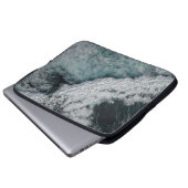 Meereswelle Laptopschutzhülle (Vorne Knopf)