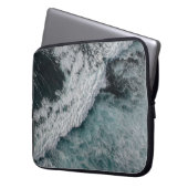 Meereswelle Laptopschutzhülle (Vorderseite Links)