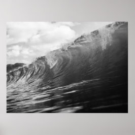 Meereswelle Leistungsstarke Surflandschaft Poster