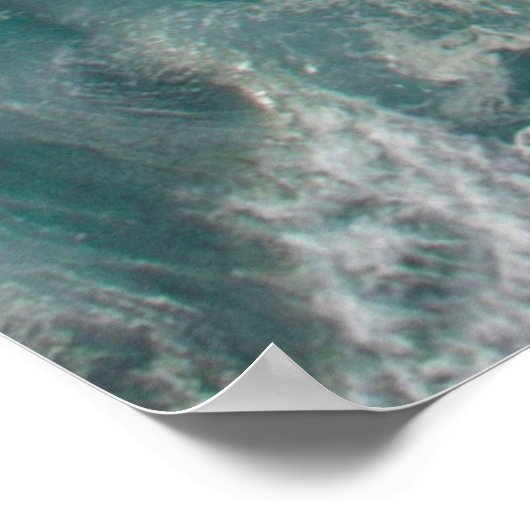 Meereswelle Poster (Ecke)