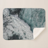 Meereswelle Sherpadecke (Vorderseite (Horizontal))
