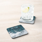 Meereswellen abstürzen getränkeuntersetzer (Rechte Seite)