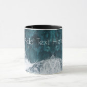 Meereswellen abstürzen tasse (Zentrum)