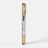 Meereswellen am Sandstrand, iPhone 15 Hülle (Rechte Seite)