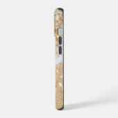Meereswellen am Sandstrand, iPhone 15 Hülle (Linke Seite)