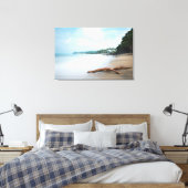 Meereswellen am Sandstrand Leinwanddruck (Insitu (Schlafzimmer))