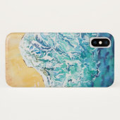Meereswellen am Strand Case-Mate iPhone Hülle (Rückseite (Horizontal))