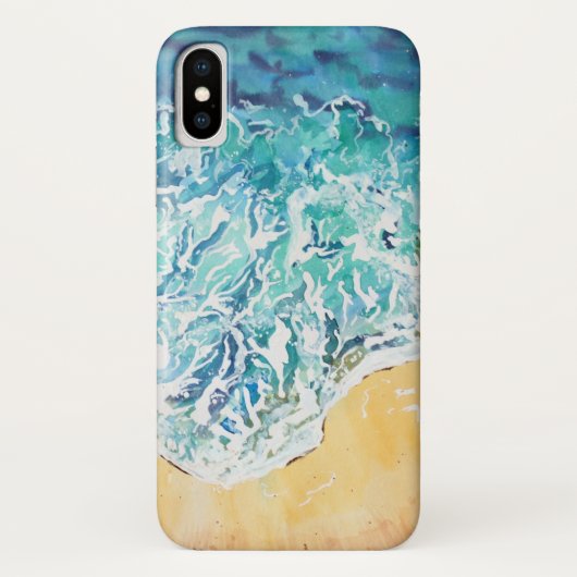 Meereswellen am Strand Case-Mate iPhone Hülle (Rückseite)
