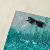 Meereswellen auf Sand Strandtuch (Beispiel)