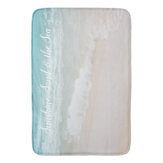 Meereswellen Badematte (Vorderseite Vertikal)