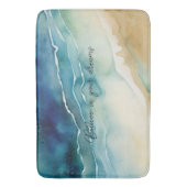 Meereswellen Badematte (Vorderseite Vertikal)