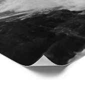 Meereswellen bei Klippen in Kilauea Poster (Ecke)