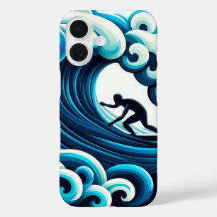 Meereswellen iPhone 16 Hülle