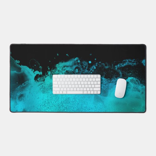 Meereswellen-Design Schreibtischunterlage (Tastatur & Maus)