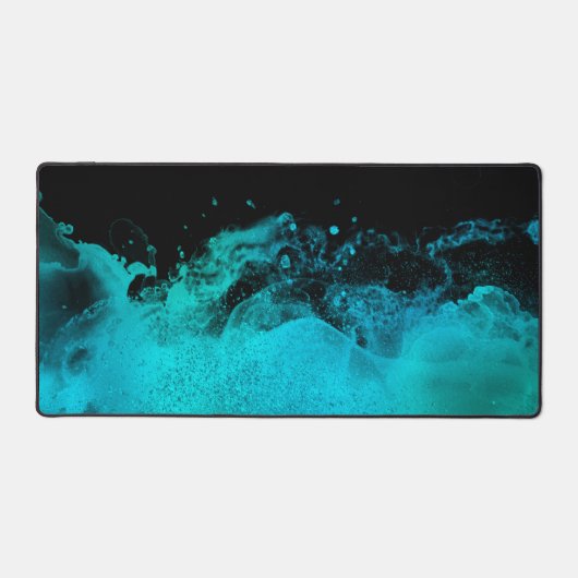 Meereswellen-Design Schreibtischunterlage (Vorderseite)