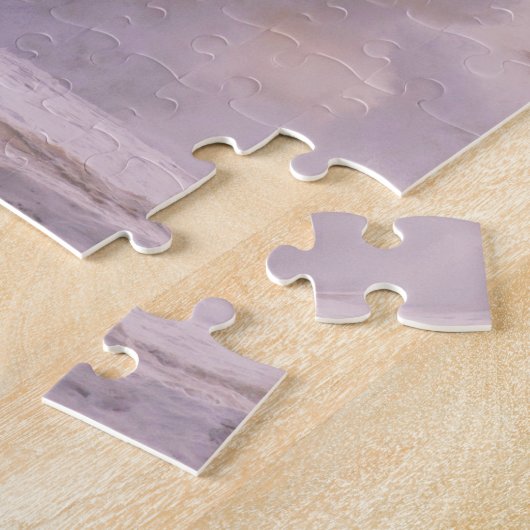 Meereswellen, die gegen Leuchtturm abstürzen Puzzle (Seite)