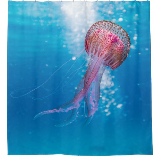 Meereswellen Duschvorhang (Vorderseite)