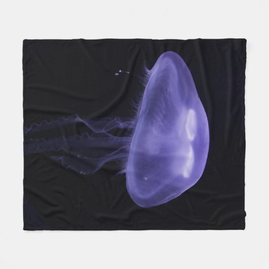 Meereswellen Fleecedecke (Vorderseite (Horizontal))