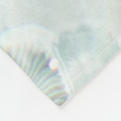 Meereswellen Fleecedecke (Ecke)