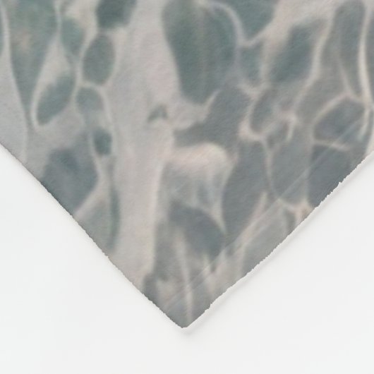 Meereswellen Fleecedecke (Ecke)