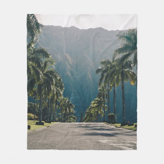 Meereswellen Fleecedecke (Vorderseite)