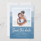 Meereswellen | Foto Save the Date Karte (Vorderseite)