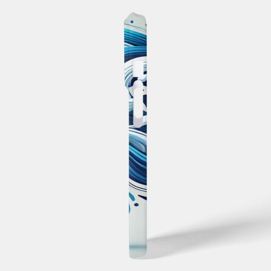 Meereswellen-Gehäuse Case-Mate iPhone Hülle (Rückseite / Links)