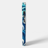 Meereswellen-Gehäuse Case-Mate iPhone Hülle (Rückseite / Links)