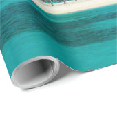 Meereswellen Geschenkpapier (Rolleneckpunkt)